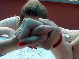 3 girls arm wrestling