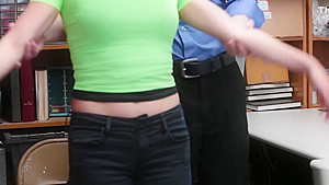 Alexa Raye Bouncing Off Her Pussy On Top Of The Lp Officer