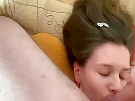 Amateur Homemade Petite Brunette Facial Cumshot Compilation 2