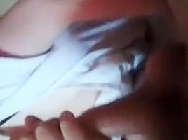 Amature slut enjoys cock and is shocked at jizz on her face !