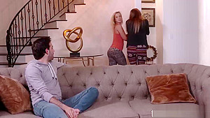 Bailey Brooke threesome sex with her boyfriends stepmom