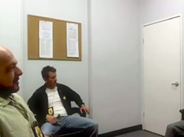 Bareback fucked at the police station