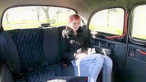 Beautiful Redhead Passenger Nailed By The Fraud Driver