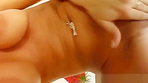 Big tit solo toy fuck