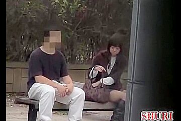 Bum stretching video of small lovable Asian whore during sharking scene