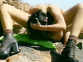Busty Lesbians Fuck In The Desert