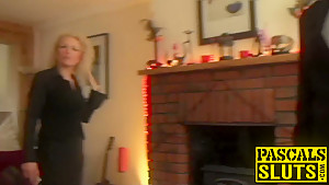Busty babe Rebecca Smyth fucked like a true submissive slut