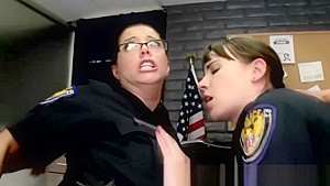 CFNM police officers suck dick