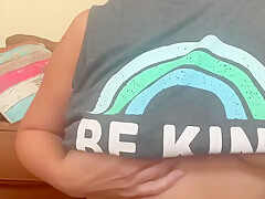 Caressing And Playing With My Tits