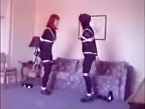 Catgirls caught and hop in bondage