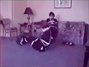 Catgirls caught and hop in bondage