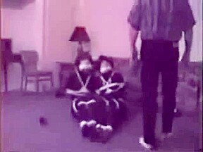 Catgirls caught and hop in bondage