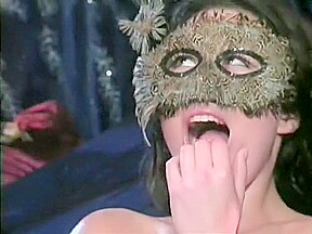 Charming hot babe is rampaged by two masked gentlemen with big dicks