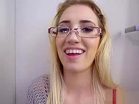 Chick In Glasses Sierra Nicole Gets Doggystyled