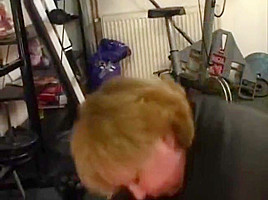 Chubby Mature Exercises Her Ass