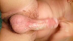 Close up masturbation with multiple cumshots