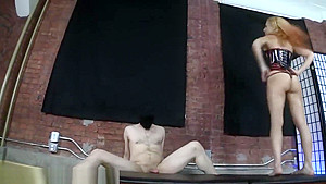 Cock crush trample ballbusting