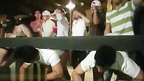 College boy stripped by friends and Step brothers suck cock gay WOW, this