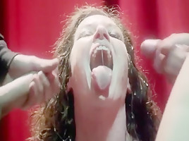 Compilation simultaneous facials - crossfire