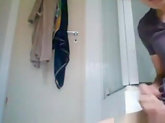 Cumming On Bathroom Floor