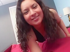 Curly Beauty Squirting On A Strong Black Guys Big Cock In A Cowgirl Position