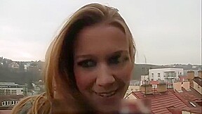Czech girl first gangbang experiment