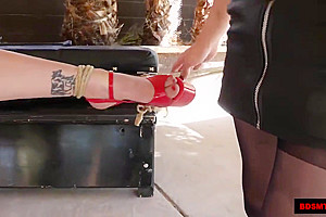 Dominates And Spanks With Vanessa Vega And Ariel Demure