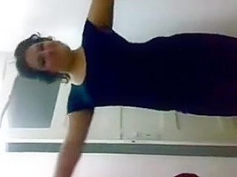 Egyptian girl dancing for her lover