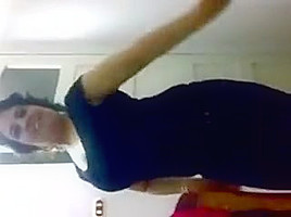 Egyptian girl dancing for her lover