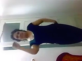 Egyptian girl dancing for her lover