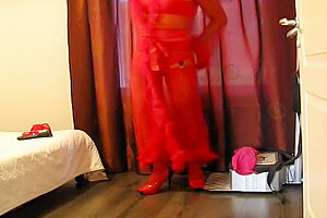 En Deshabille Rouge