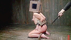 Enticing Ashli Orion performing in BDSM action