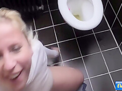 Eva Engel - Pervy Piss And Fuck Session On The Toilet With Stepdad 7 Min