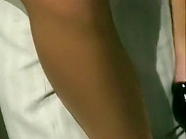 Exotic babe with big tits offers her man a great blowjob before he pumps her twat deep