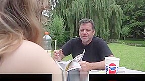 French Hairy Young Pussy Fucking An Old Cock