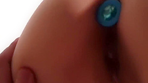 Fucked young girlfriend and cum inside