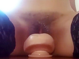 Girl solo masrurbating hairy pussy
