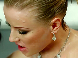 Gloryhole Babes Cumdrenched In Les Action