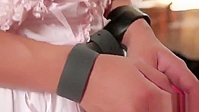 Good-looking dusky Mia Pearl featuring hot BDSM video