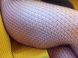 Heels, tights and gloves