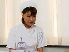 Horny Japanese chick Yukiko Suo in Incredible Nurse JAV clip