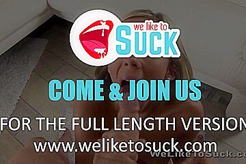 Hot Blonde Loves To Suck Cock And Get Fucked