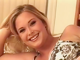 Hot Danish blonde fucked and got cumshot on the bum