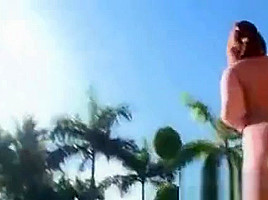 Huge Ass Tramps Touching Each Other With Lust By The Pool