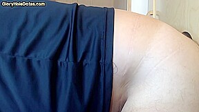 IR gloryhole amateur BJ DILF barebacked in ass till cumshot