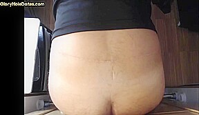 IR gloryhole amateur BJ DILF barebacked in ass till cumshot