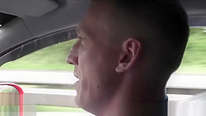 Inked Brit rides porn stars dong