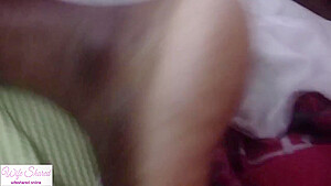 Interracial With Naughty Wife, Moaning To Cuckold Slut-eating Man
