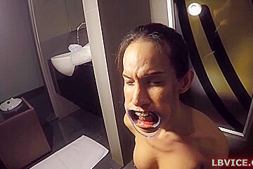 Ladyboy Jolie Gets Pissed On And Mouth Fucked
