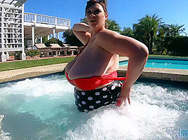 Lana Kendrick - Polkadot Hottub Gopro 1